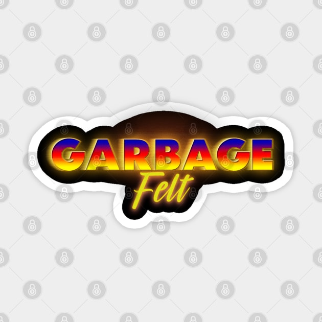 Felt Garbage Sticker by lefteven